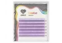 Ресницы лиловые (violet) Lovely MINI - 6 линий - миксы Ресницы лиловые (violet) Lovely MINI - 6 линий - миксы